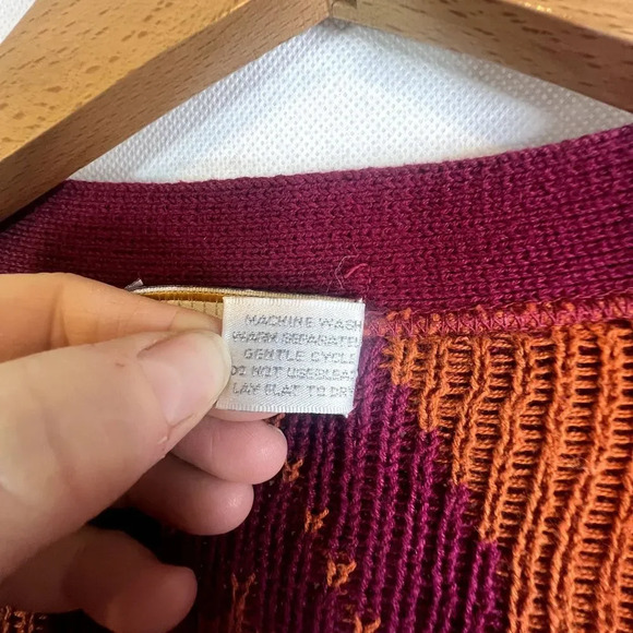 Jacqueline‎ Ferrar Vintage Retro Cardigan Sweater Size Large - Picture 8 of 9
